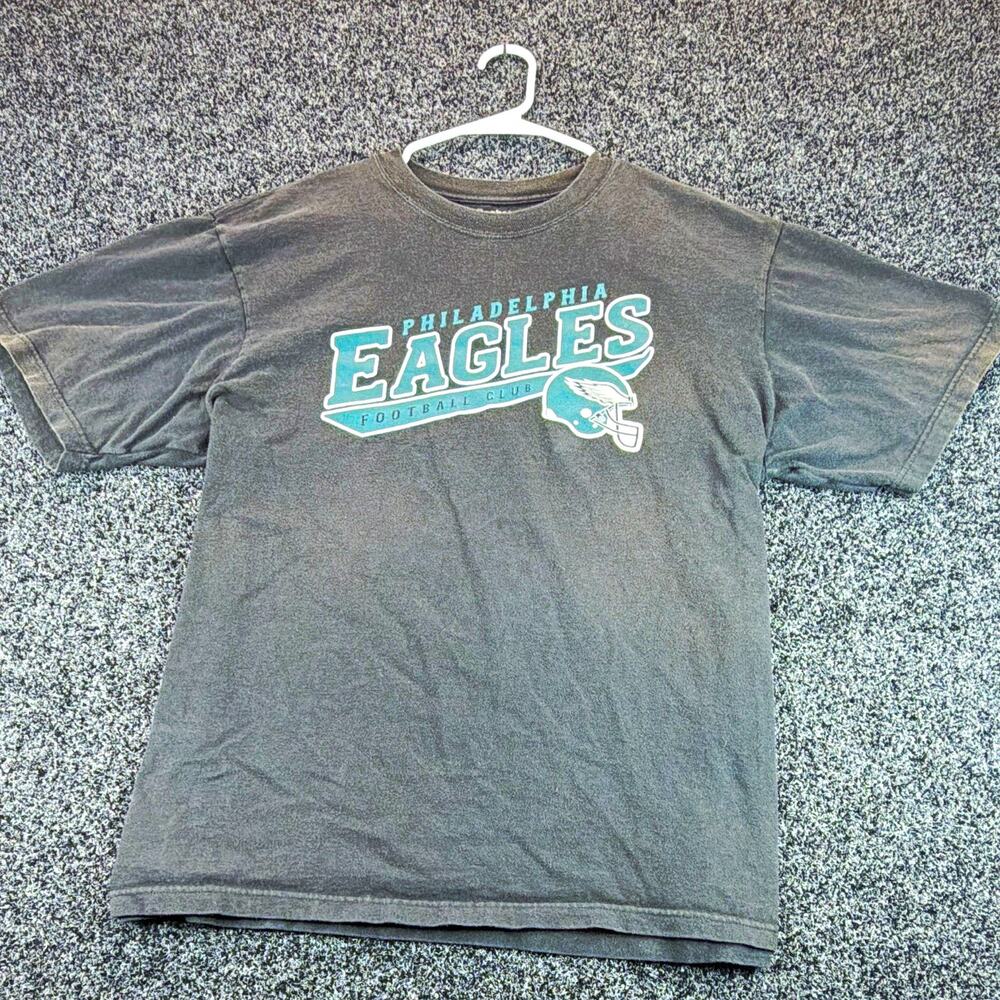 Reebok Philadelphia Eagles NFL Football T-Shirt Gray, Men's L